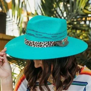 Accessories | Charlie One Horse Tail Hat With Leopard Band 